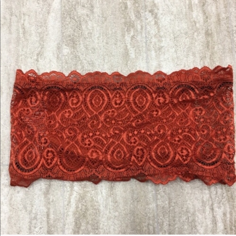 LAST 1! Free People REVERSIBLE Rust Bandeau Bra - Picture 7 of 10